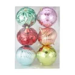 6 Pack 20cm Christmas Baubles Festive Fun -Christmas Gift Shop e8cb886a c85a 44d5 ab2b 49f2ba775461