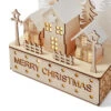 Christmas Decoration Light Up Medium Village - Assorted
