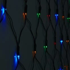 Solar Powered 150 LED Multi-Coloured Christmas Net Lights -Christmas Gift Shop eae35f0a 1122 4518 a2f5 a0d0ca21e884