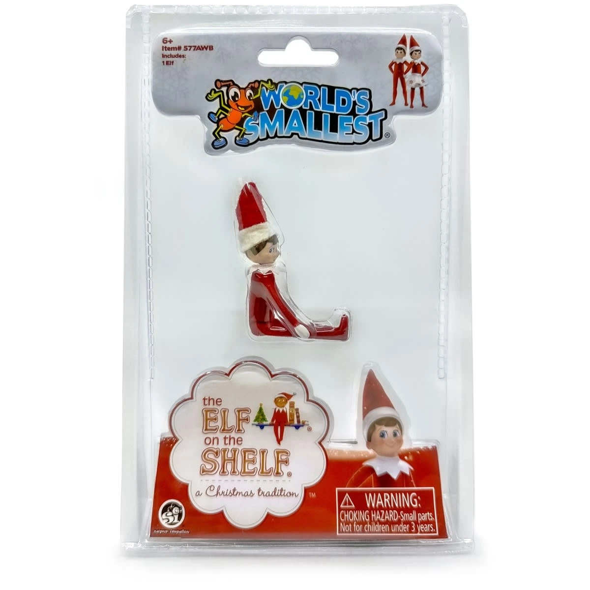World's Smallest The Elf On The Shelf: A Christmas Tradition Boy Elf Toy 2 World's Smallest The Elf On The Shelf: A Christmas Tradition Boy Elf Toy - Image 2