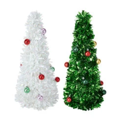 Christmas Tabletop Tinsel Tree Decoration - Assorted -Christmas Gift Shop eef48858 5007 439b afb7 fe74f1a5327b