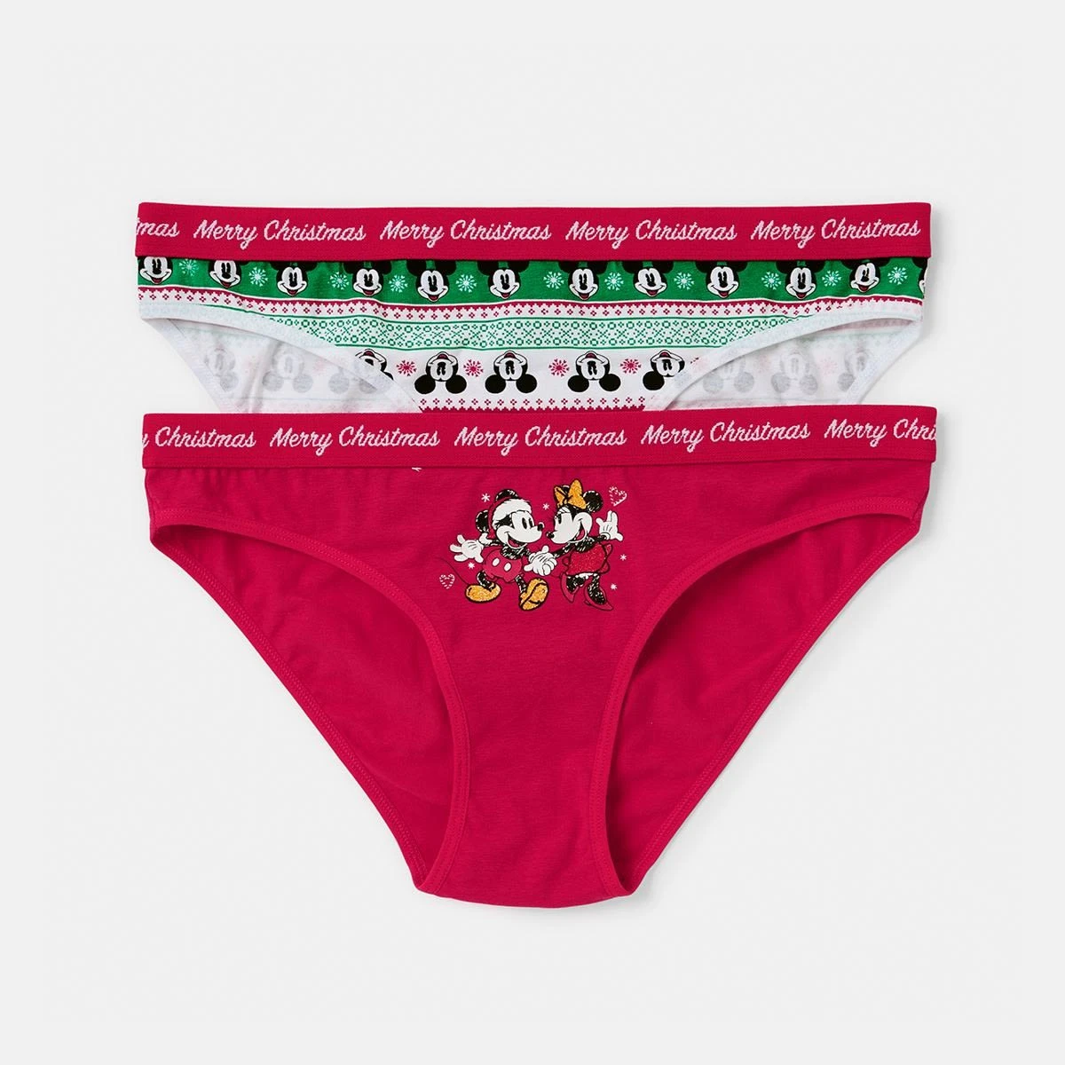 2 Pack Mickey Mouse License Christmas Bikini Briefs 8 2 Pack Mickey Mouse License Christmas Bikini Briefs - Image 8