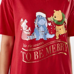 Winnie The Pooh License Christmas Nightie