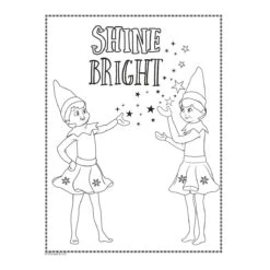 The Elf On The Shelf: A Christmas Tradition Bubble Sticker Colouring Book -Christmas Gift Shop f0232c02 a799 4cc7 bece 7c2f9818d232