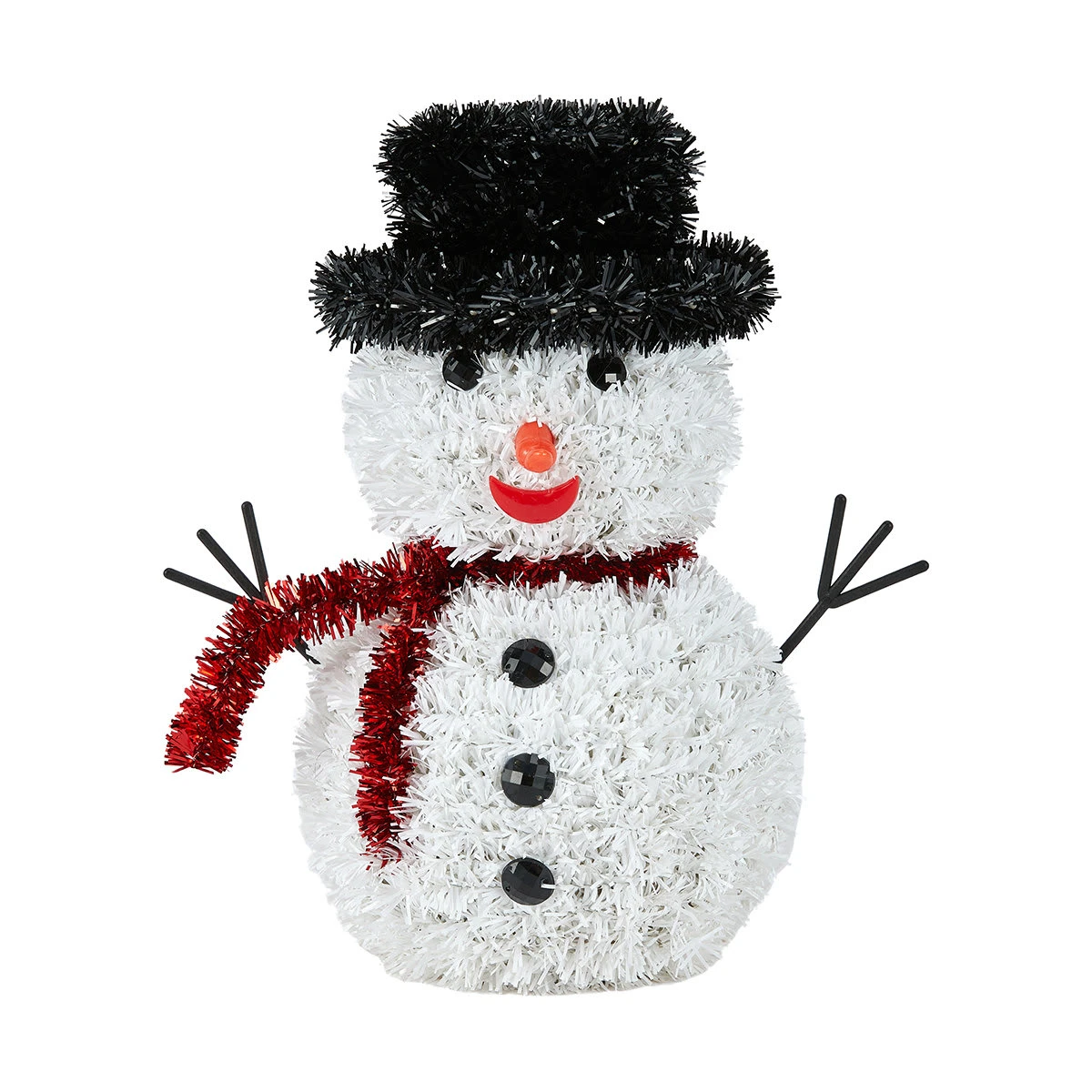 Christmas Hanging Decoration Tinsel Snowman 5 Christmas Hanging Decoration Tinsel Snowman - Image 5