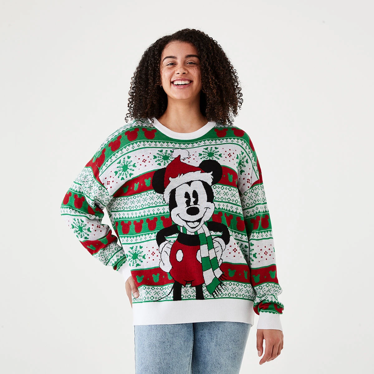 Long Sleeve Mickey Mouse License Christmas Jumper 1 Long Sleeve Mickey Mouse License Christmas Jumper