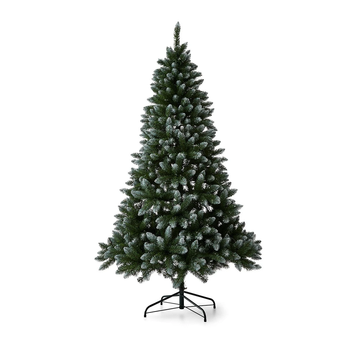 2.13m (7ft) Prelit Frosted Pine Christmas Tree - (J) 2 2.13m (7ft) Prelit Frosted Pine Christmas Tree - (J) - Image 2