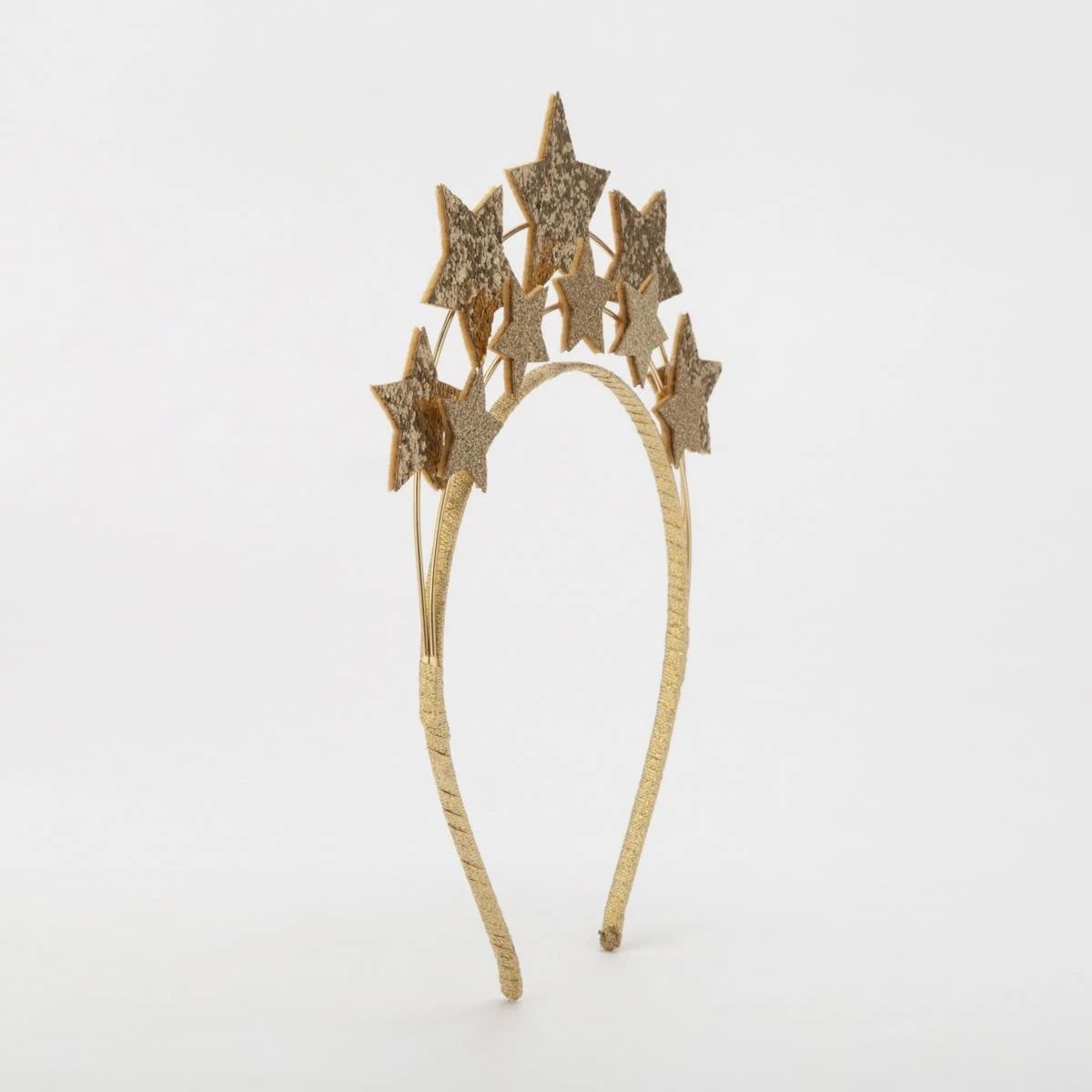 Christmas Star Headband - Gold Tone 3 Christmas Star Headband - Gold Tone - Image 3