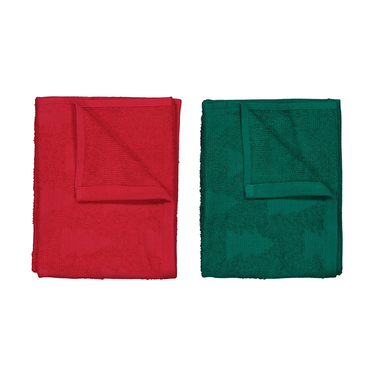 2 Pack Cotton Merry Christmas Hand Towels 4 2 Pack Cotton Merry Christmas Hand Towels - Image 4
