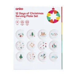 12 Piece 12 Days Of Christmas Side Plates -Christmas Gift Shop f803863f 46f9 4e1d 9c40 7cc3a5b3db47