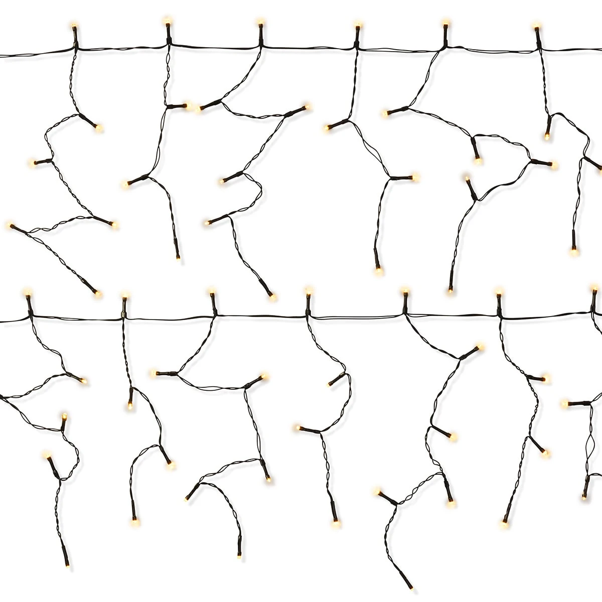 Low Voltage 250 LED Christmas White Icicle Multifunction Lights - 4.9m 3 Low Voltage 250 LED Christmas White Icicle Multifunction Lights - 4.9m - Image 3