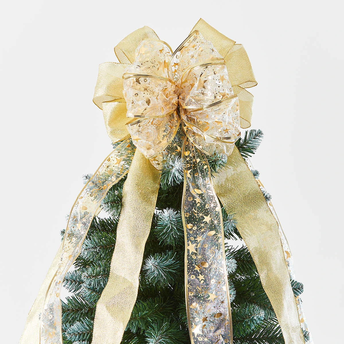 Christmas Tree Topper Ribbon - Assorted 2 Christmas Tree Topper Ribbon - Assorted - Image 2