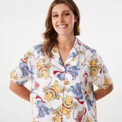 Winnie The Pooh License Christmas Short Sleeve Shirt And Shorts Pyjama Set -Christmas Gift Shop fc81ec28 07c2 4461 9f92 767eb3c98207