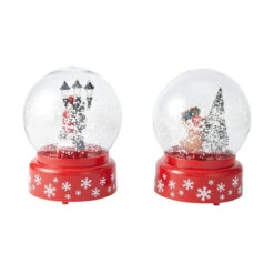 Battery Operated Christmas Animated Snow Globe - Assorted