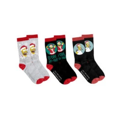 3 Pack Simpsons License Christmas Socks -Christmas Gift Shop 5d2e1b34 f65b 4782 a869 717d39ef1b85